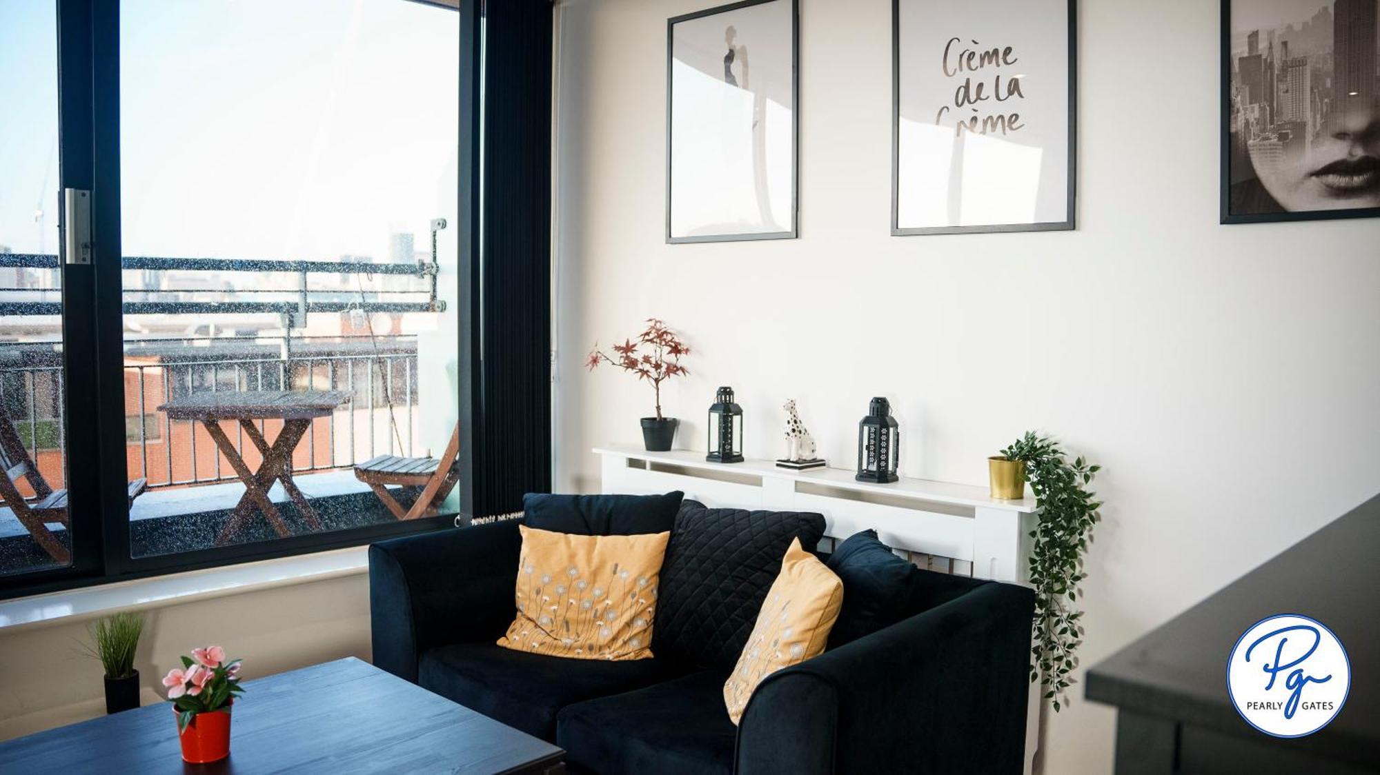 Penthouse - Amazing City Skyline Views - Balcony - Free Extra 2 Hours - Free Parking - Utilita Arena - Bullring Shopping - New St Station- Super King Size Bed Birmingam Exterior foto